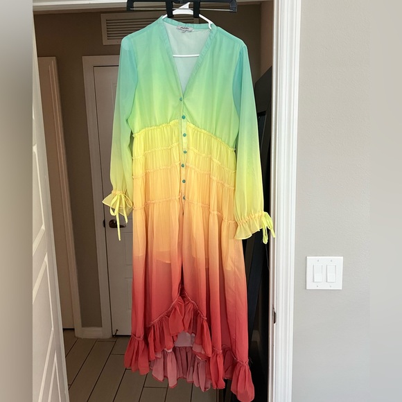 Ombré high low hazel&olive dress - Picture 2 of 3